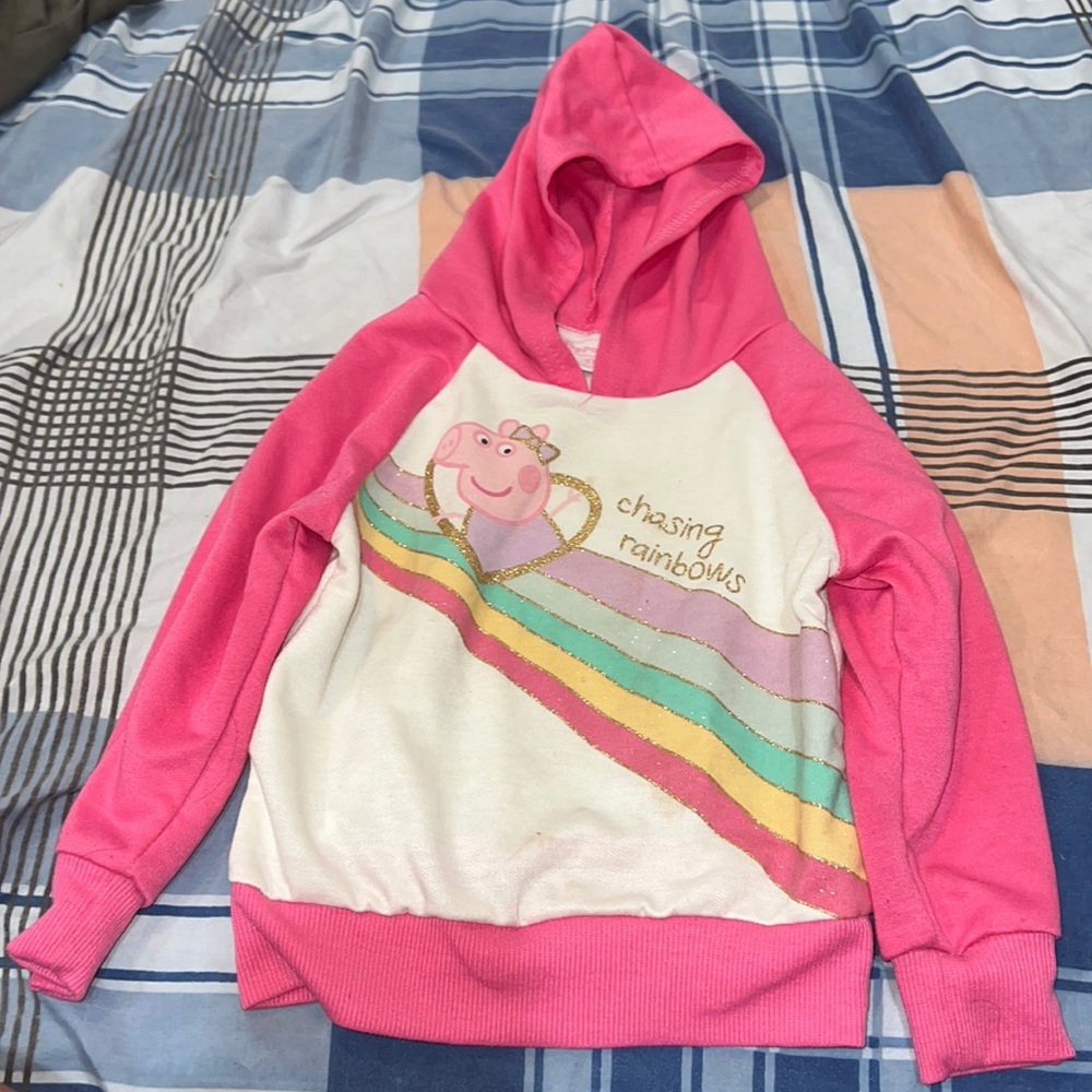 Peppa pig pink hoodie